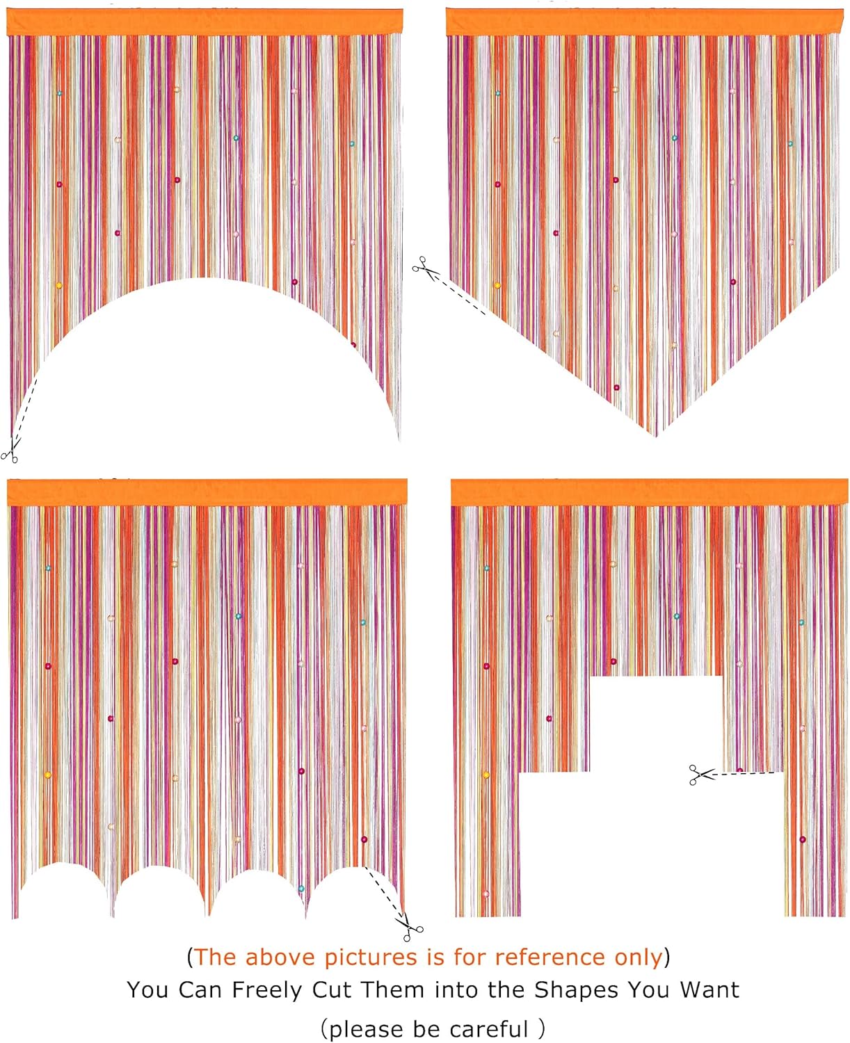 YaoYue Beaded Curtain Door String for Privacy Decor