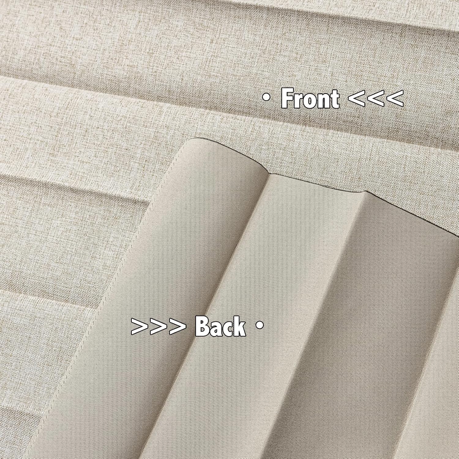 AJAZZ Blackout Doorway Curtains 1 Panel 98 W x 78 L
