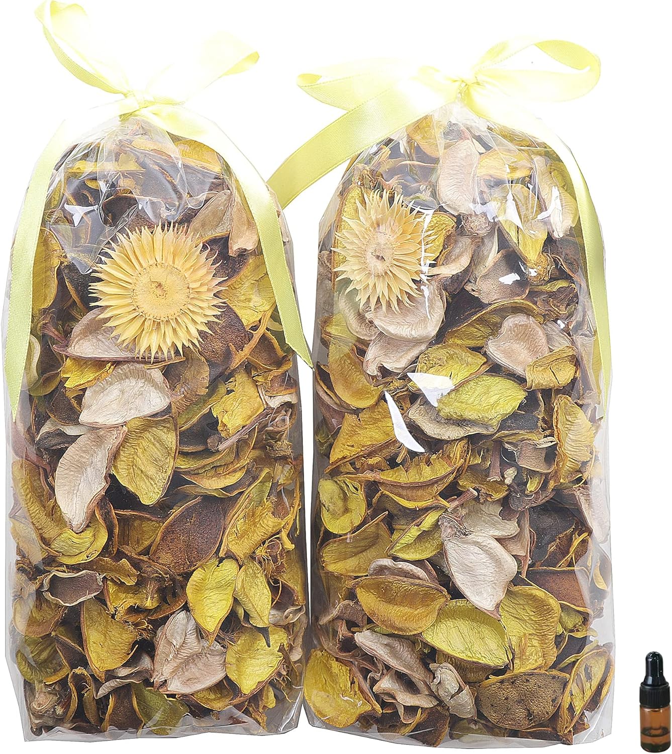 Qingbei Rina Potpourri Filler Lemon Scented 2 Bags 84 Oz