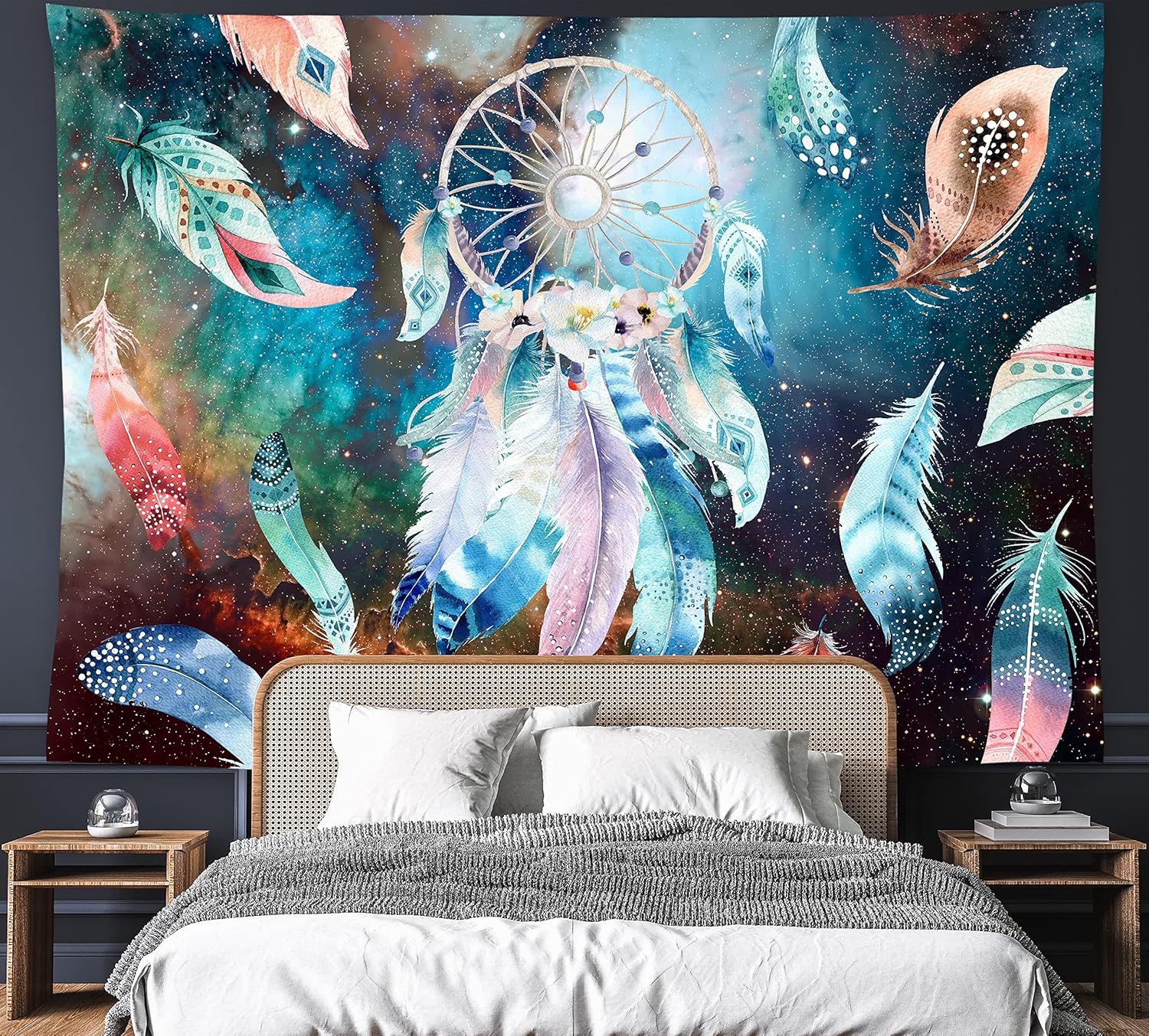 Feelacle Dreamcatcher Tapestry 60x40 Inch Wall Hanging