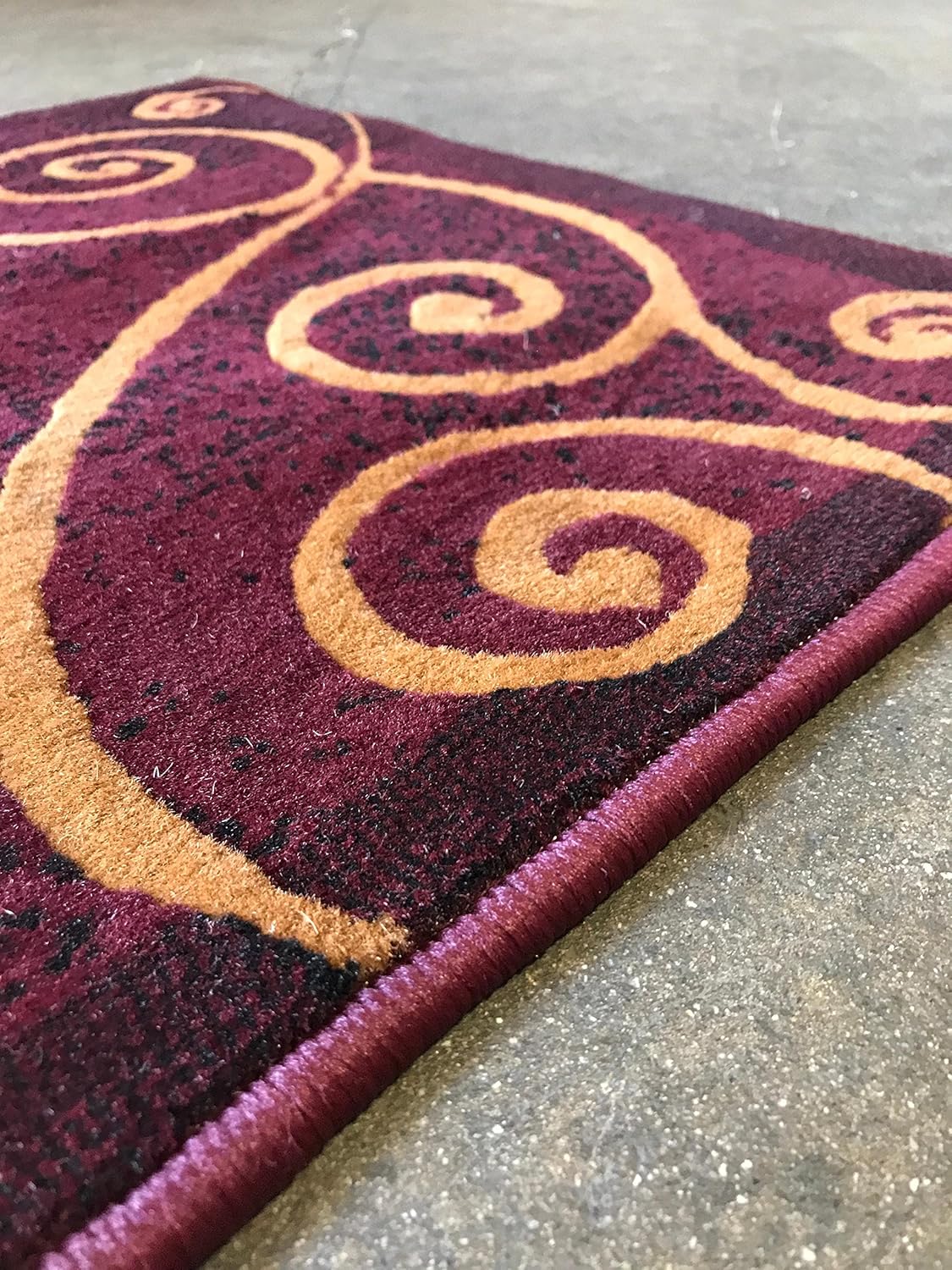 Gallery Modern Abstract Swirl Runner Rug GL23 2x71 Inch